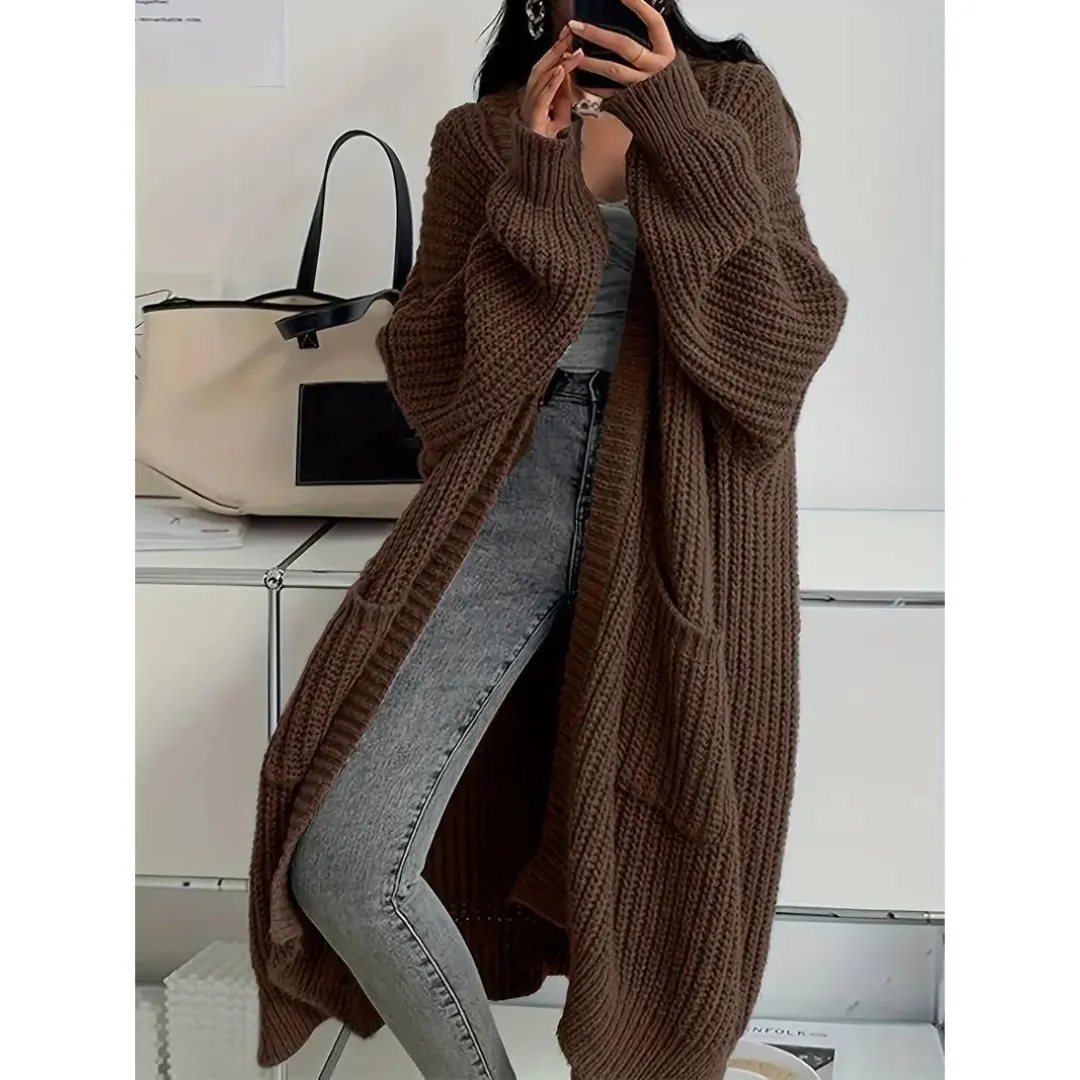 Odileon | Cardigan en Tricot Ouvert Femmes | Confortable
