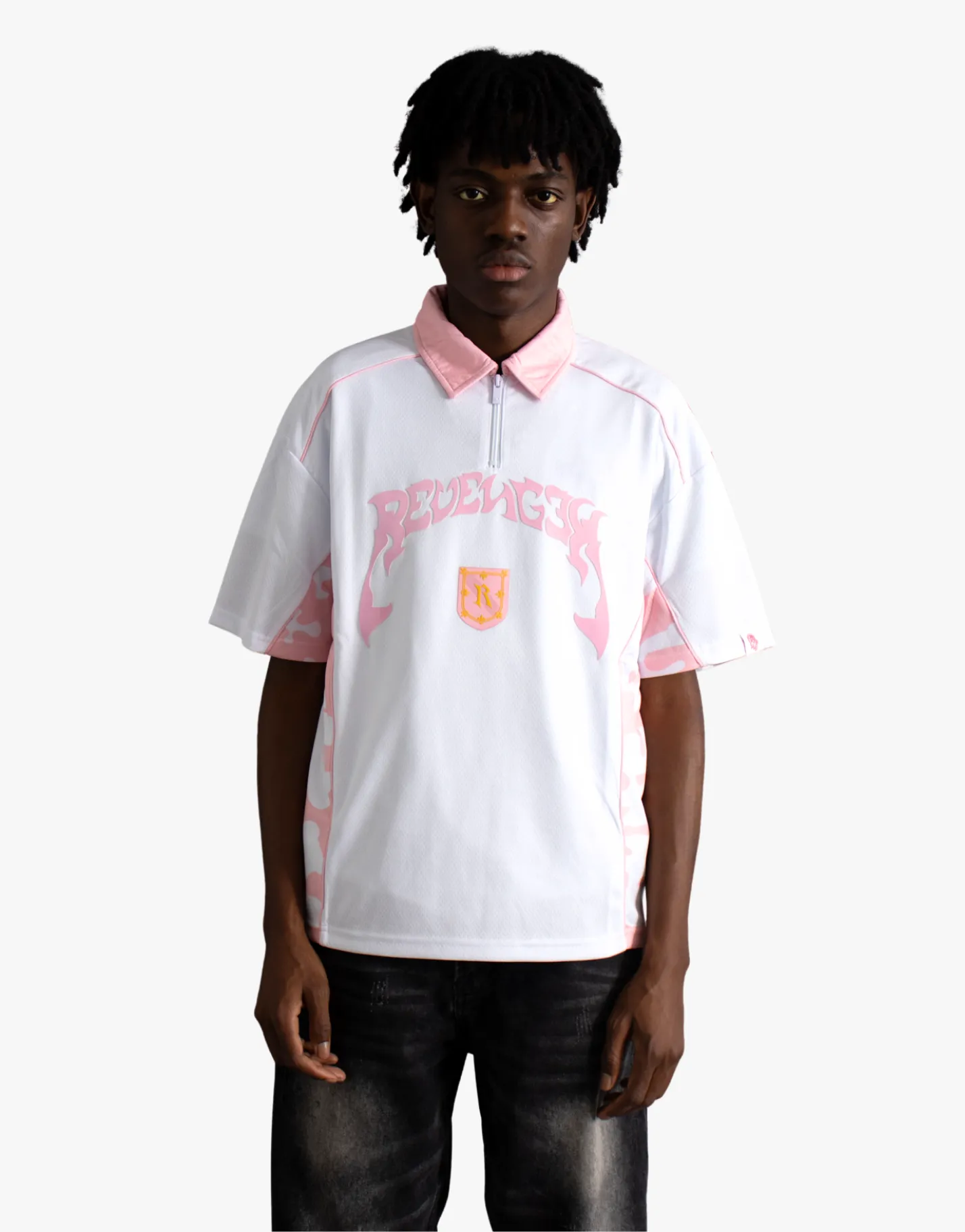[PACK] POLO EN MAILLE ROSE + JEAN FLARE FIT ZIPP