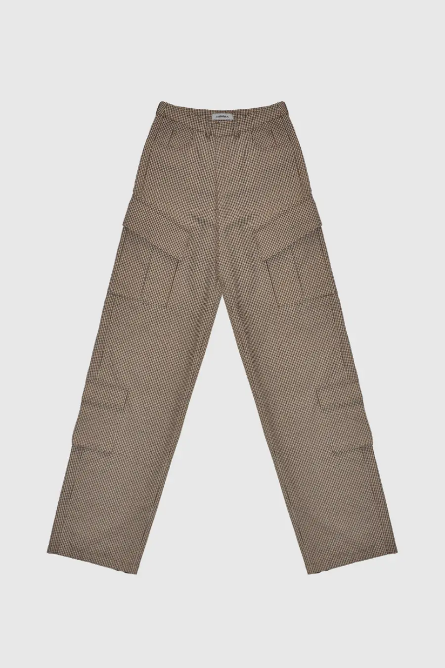 Pantalon Cargo Vichy Upcycling