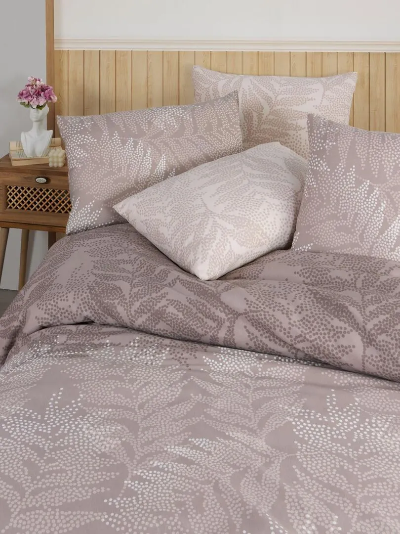 Parure de lit ASTERA - Taupe