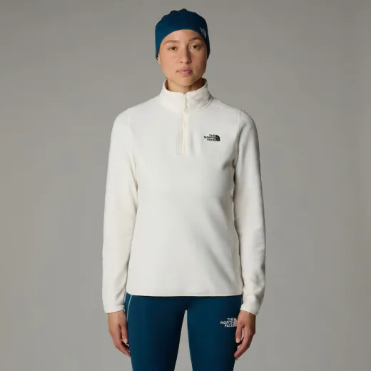 Polaire femme 100 glacier white dune