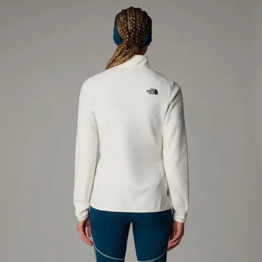 Polaire femme 100 glacier white dune