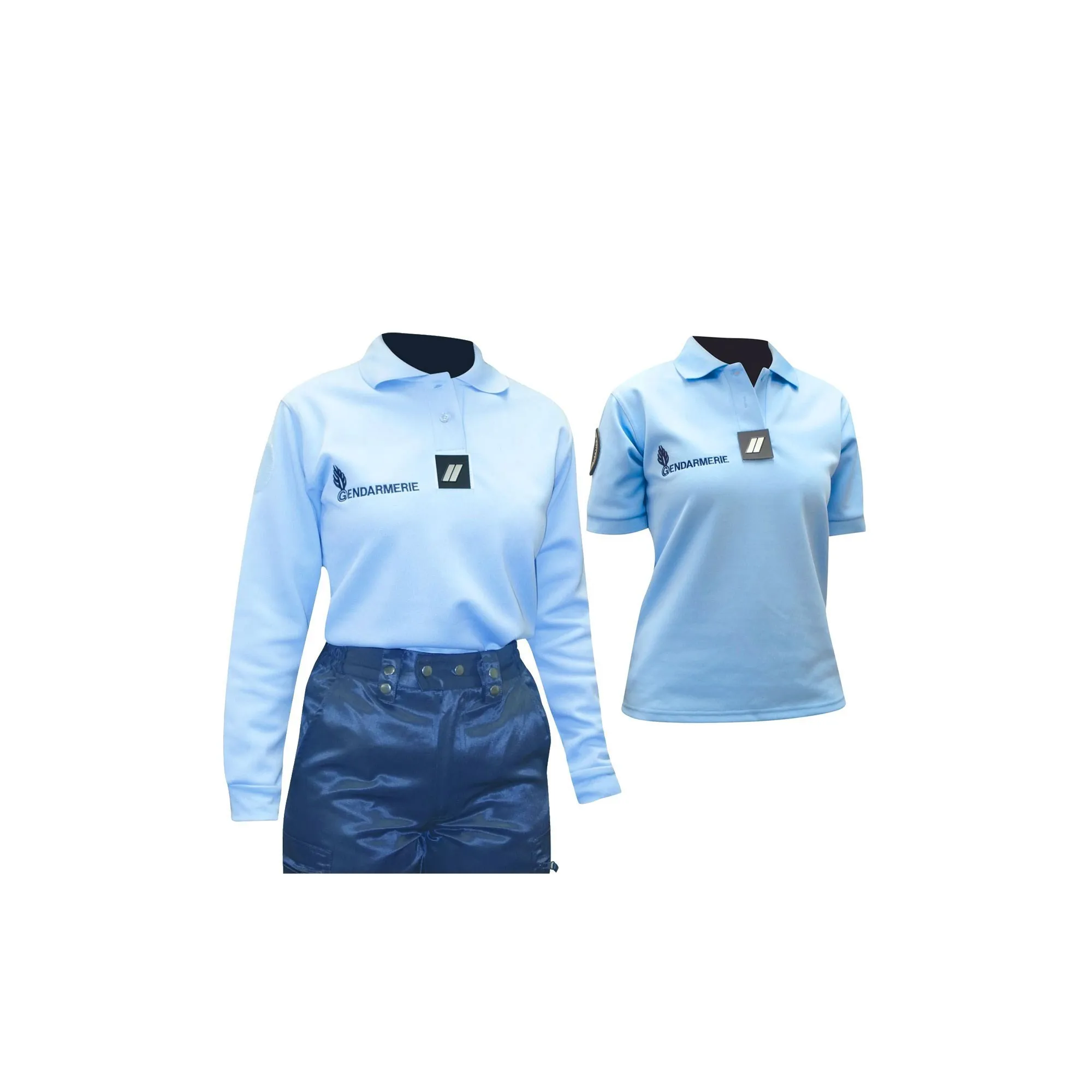 POLO BLEU GENDARMERIE FEMME