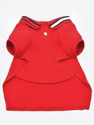 Polo pour chien avec drapeau sur le col | RED | Tommy Hilfiger