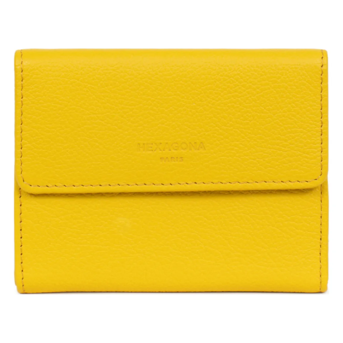 Portefeuille Cuir CONFORT Jaune Lia | 3 Suisses