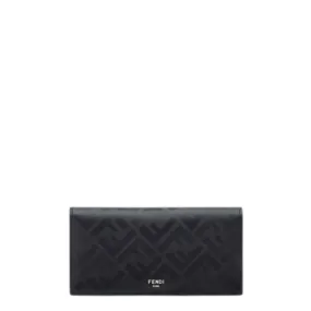 Portefeuille Fendi Shadow - Portefeuille en cuir noir | Fendi