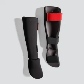 PROTGE-TIBIAS-PIEDS DE KICK-BOXING 100 ERGO ADULTE