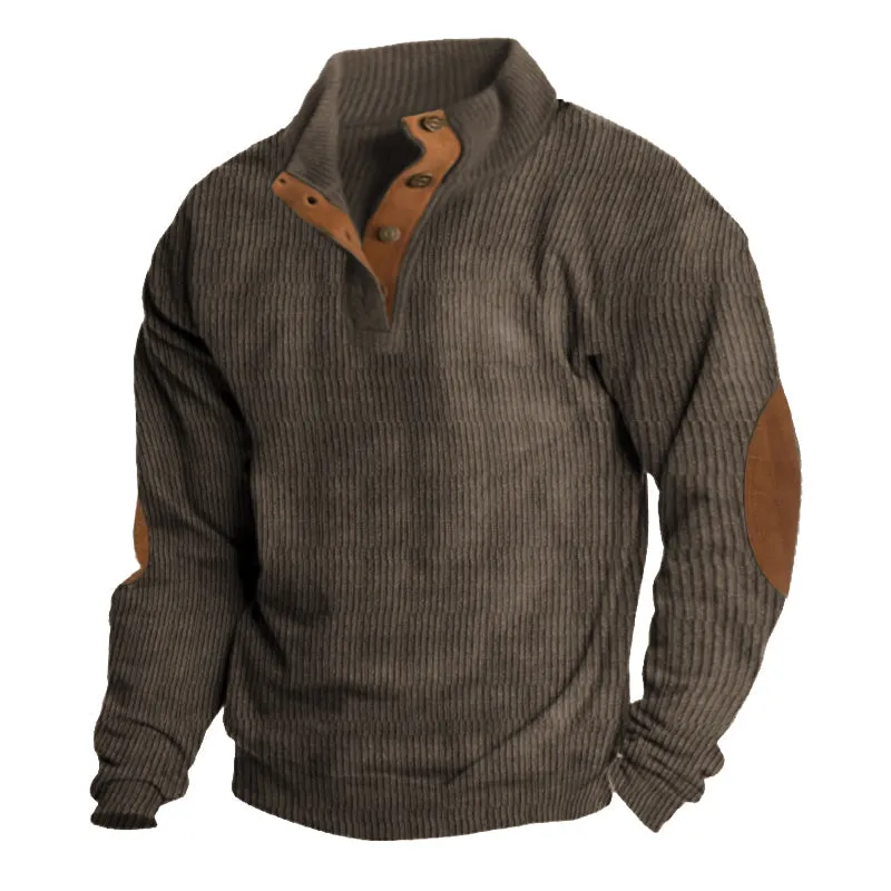 Pull homme avec boutons