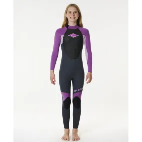 Rip Curl Junior Omega 3/2 mm Back Zip Wetsuit - Combinaison de surf enfant | Hardloop