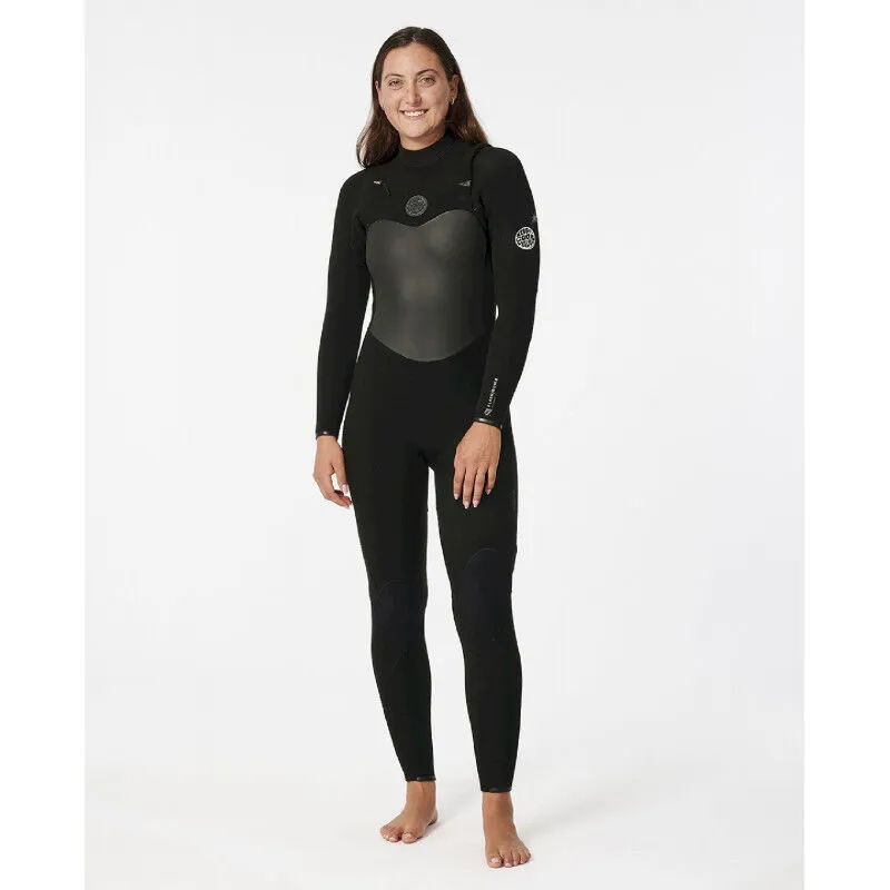 Rip Curl Women Flashbomb 4/3 mm Chest Zip Wetsuit - Combinaison de surf femme | Hardloop
