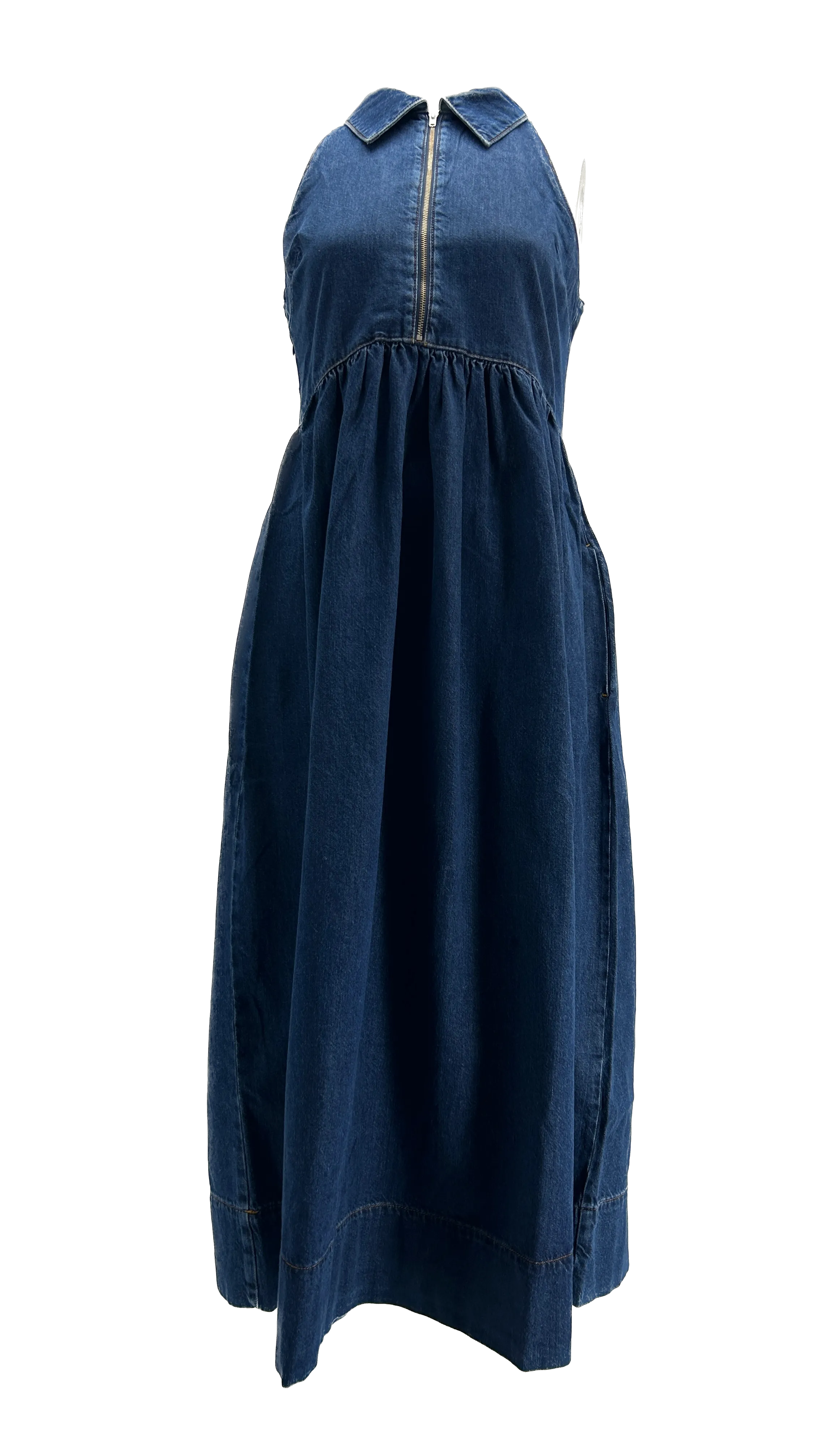 Robe longue en jean Gabi