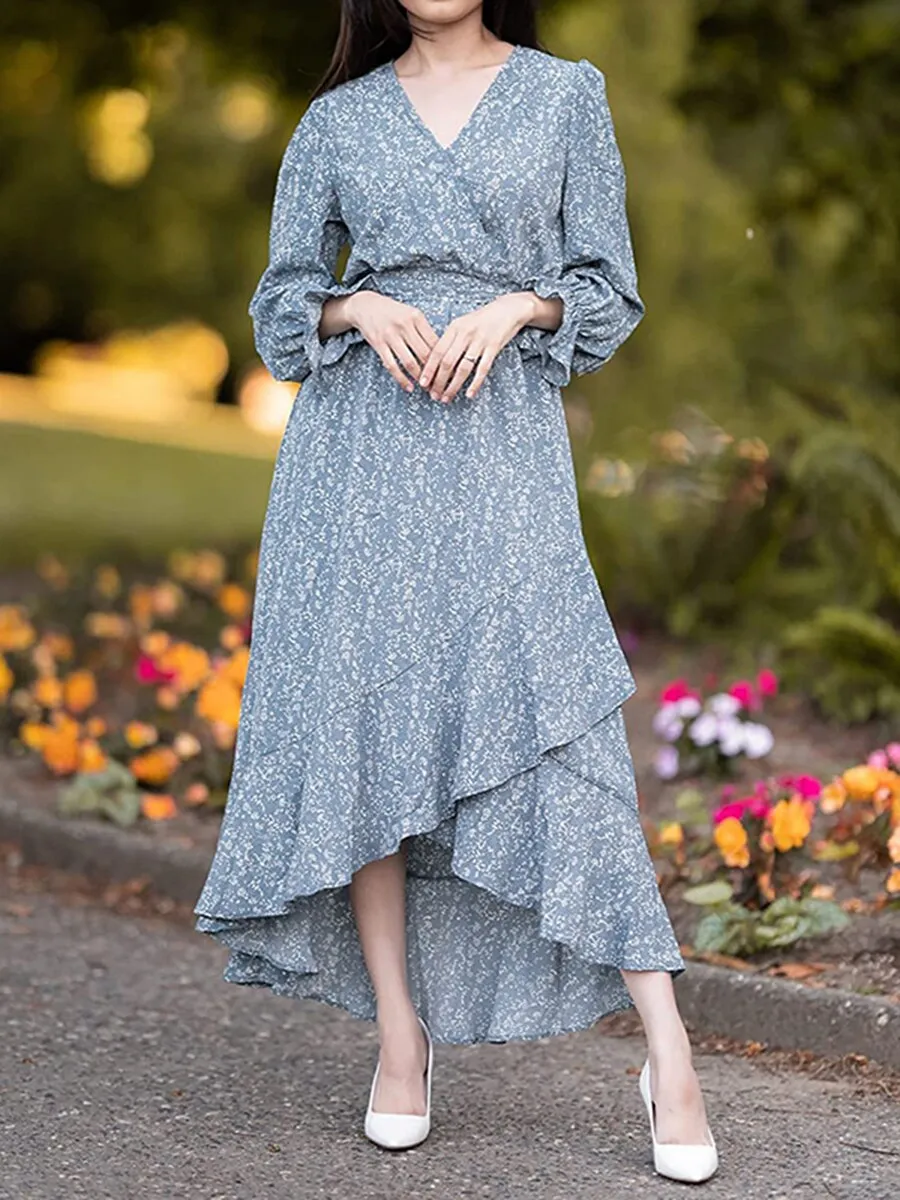 Robe Portefeuille Longue