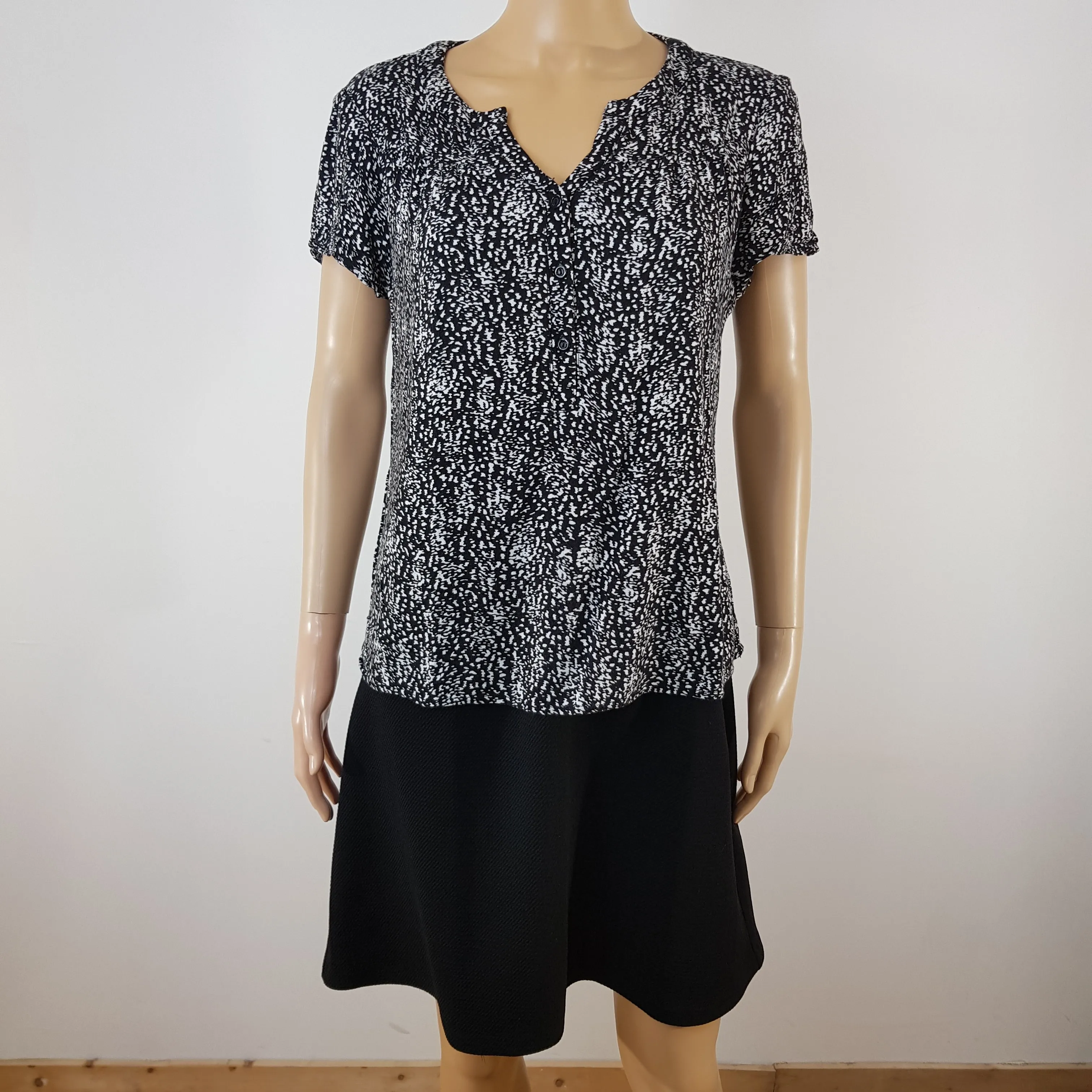 Robe à motifs mouchetés- Scottage- Taille 42 