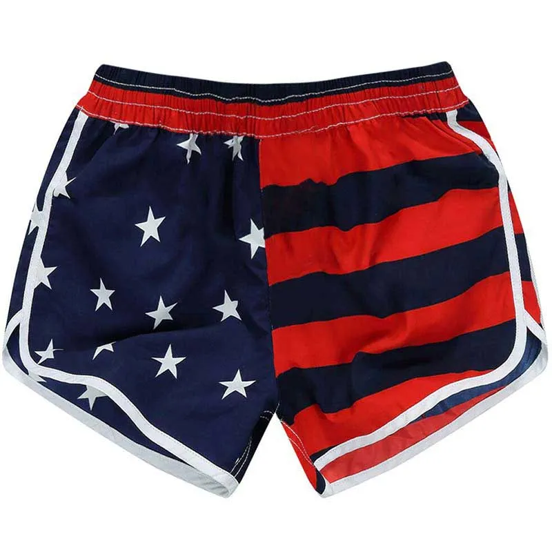 Short Bain Drapeau USA Femme