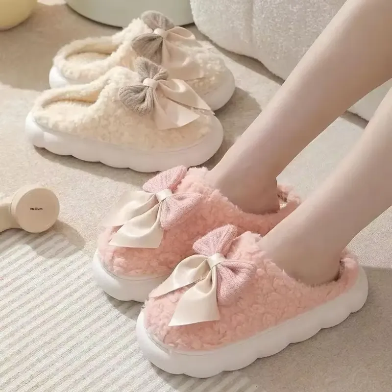 Sofie - Chaussons Antidérapants pour Femme Imprimé Fourrure