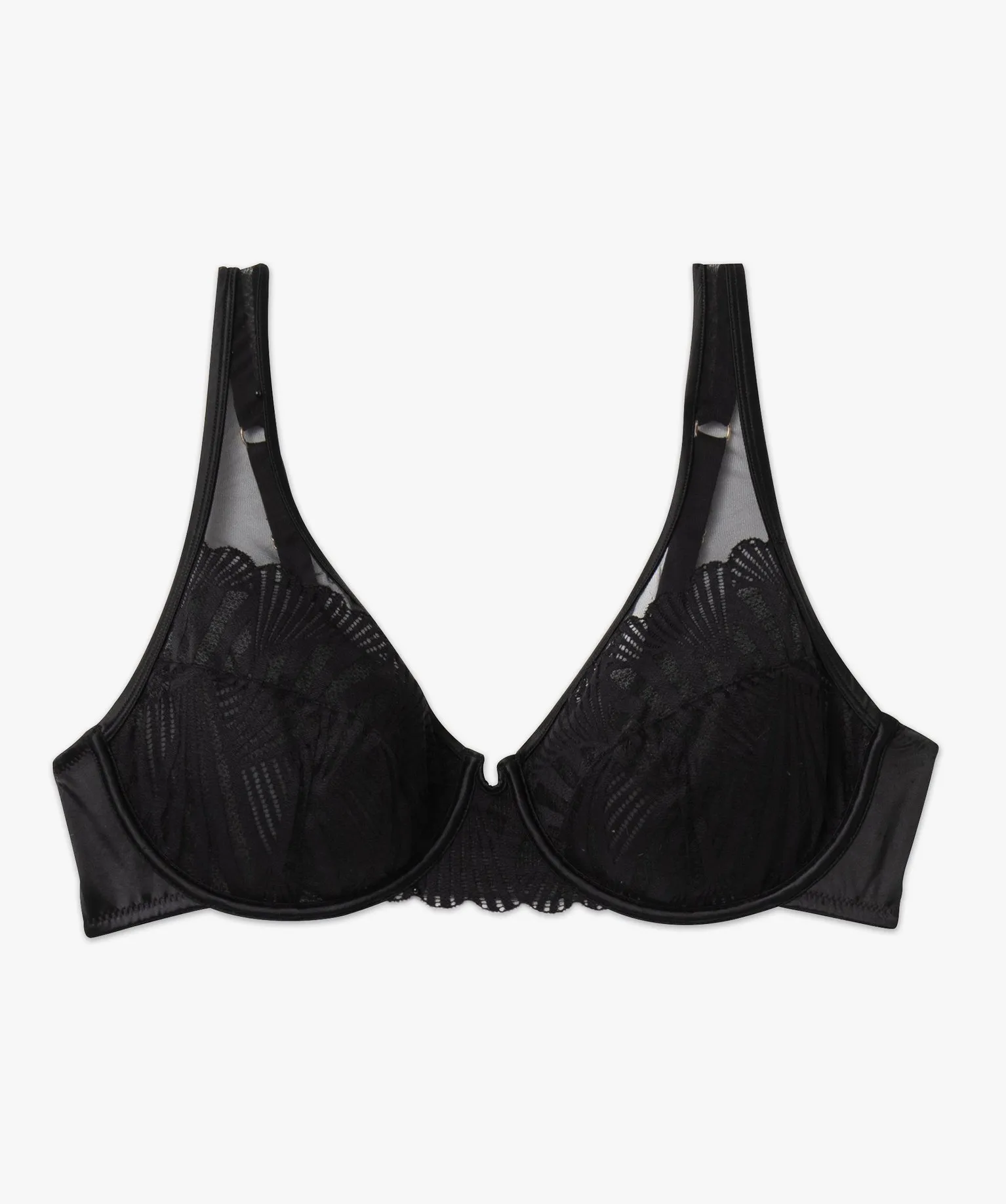 Soutien-gorge emboitant à armatures grande taille noir