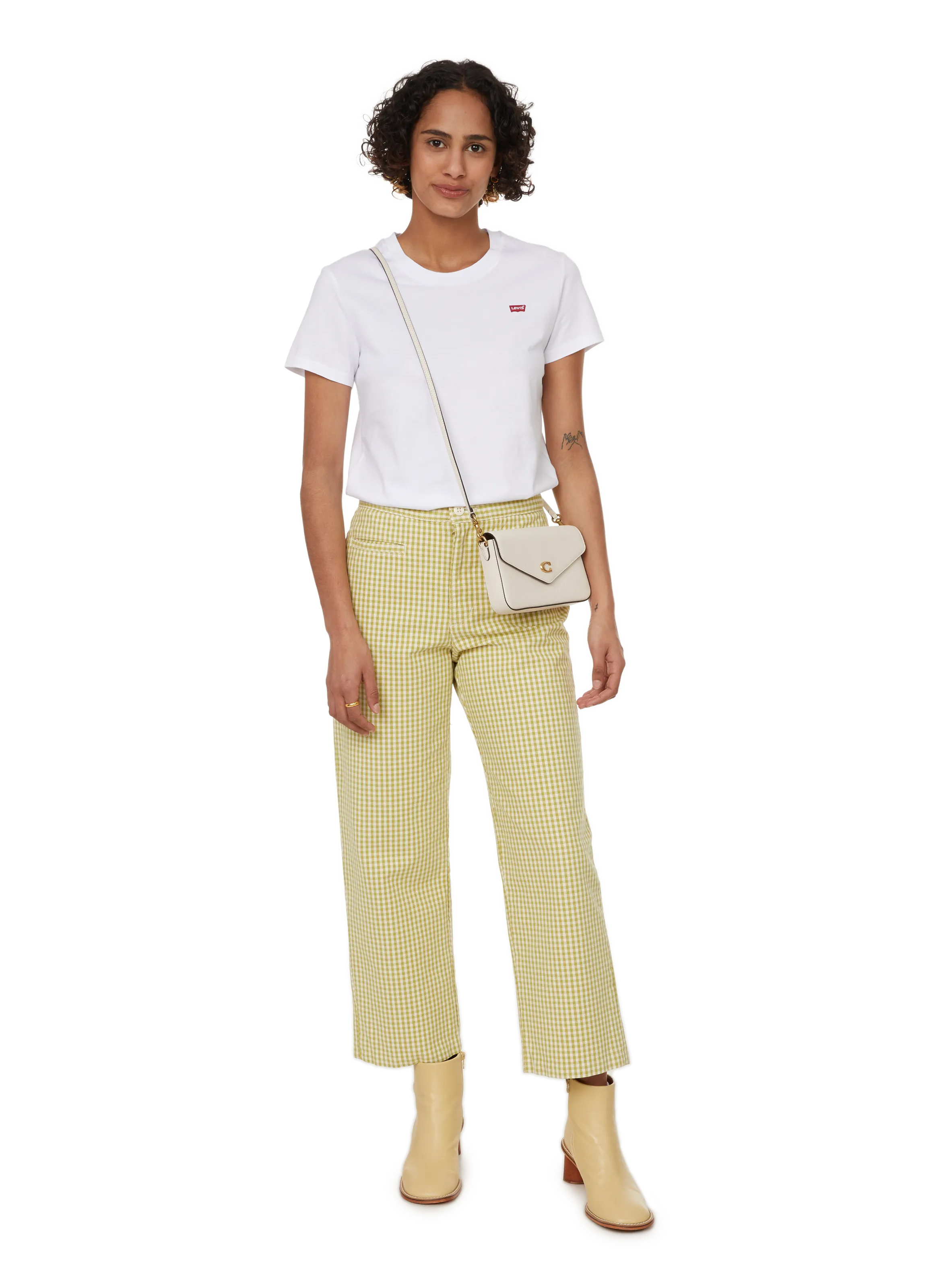 T-SHIRT COL ROND EN COTON - LEVI'S pour FEMME | Printemps