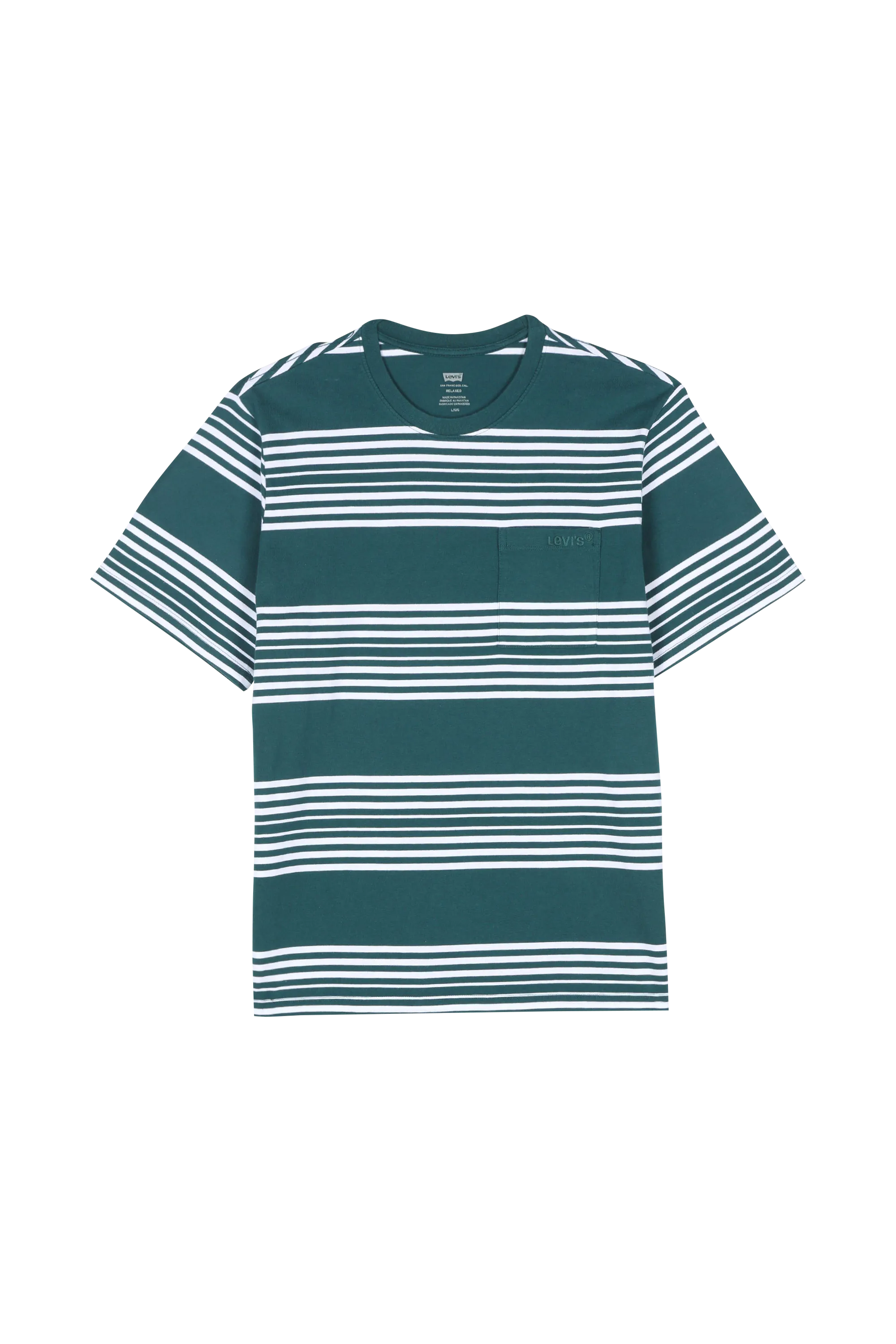 T-shirt Manches Courtes Vert Levi's - Homme | Citadium