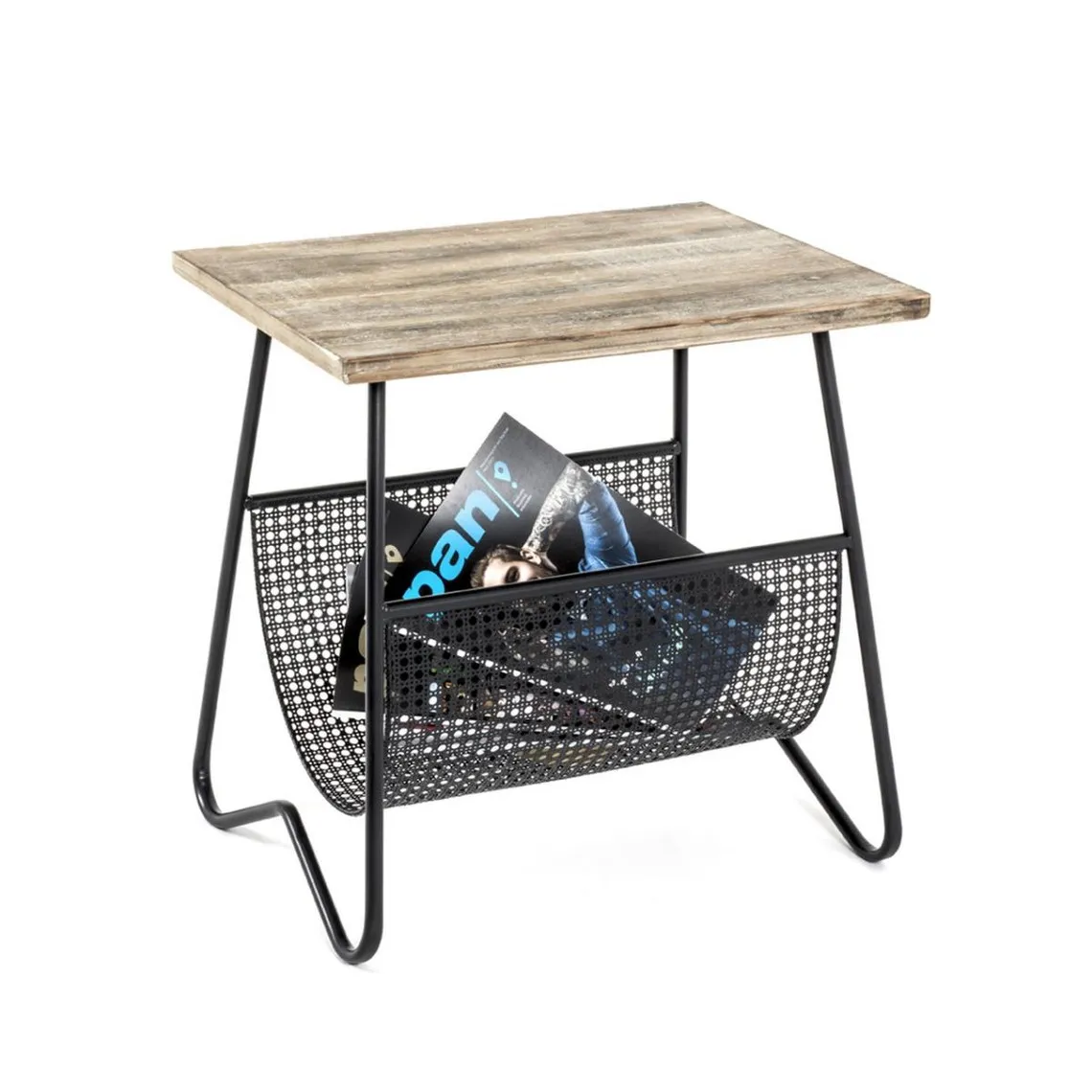 Table d'appoint structure en tube d'acier  | 3 Suisses
