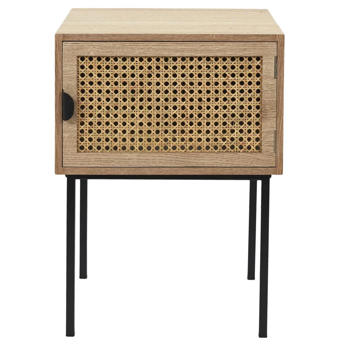 Table de Chevet CANNAGE 1 Porte Bois | 3 Suisses