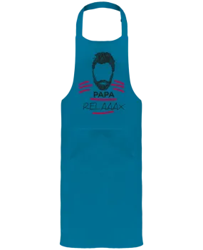 Tablier avec poches PAPA RELAX / DADDY BEAR par IDÉ'IN