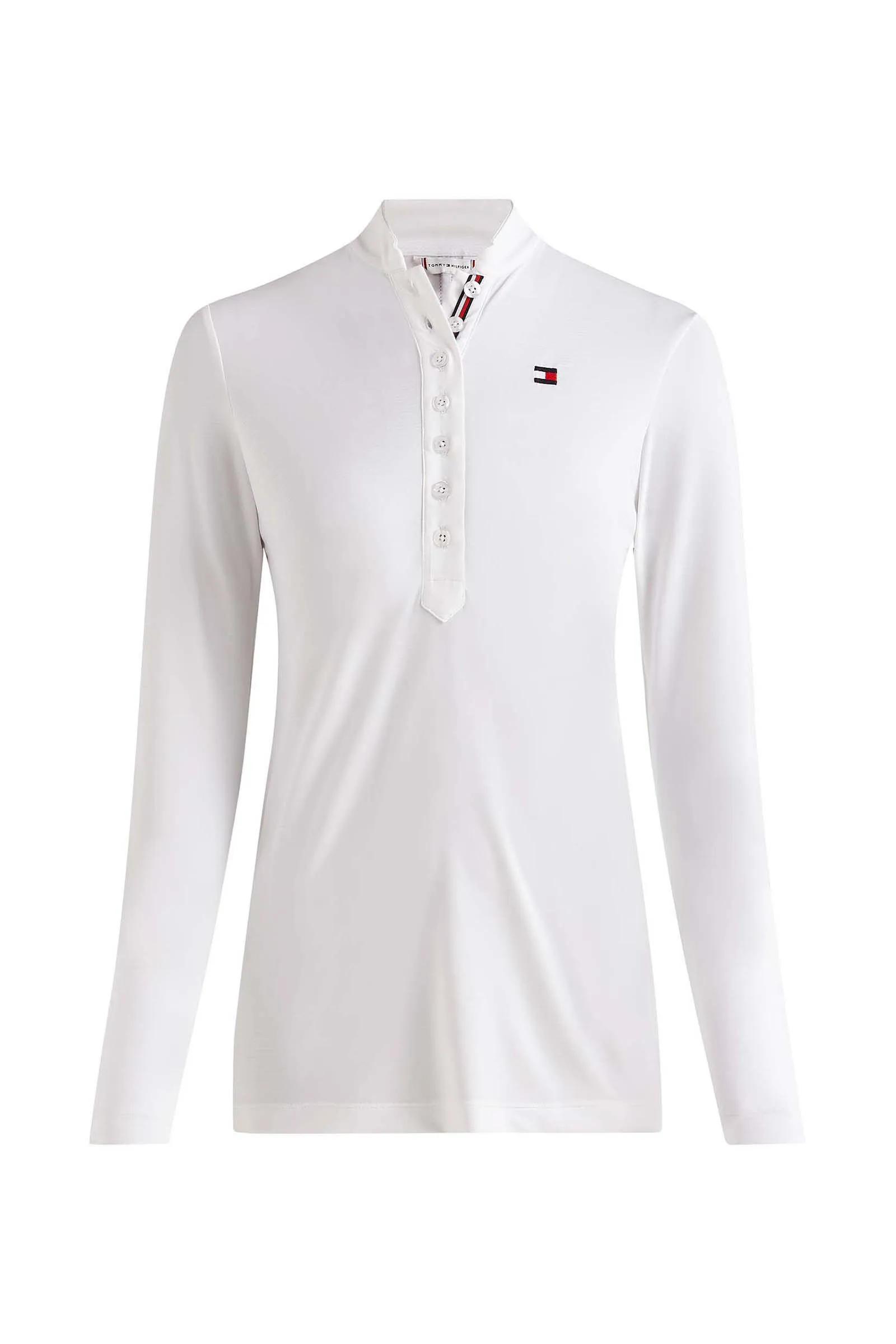 Tommy Hilfiger Equestrian T-Shirt de concours à manches longues pour femmes