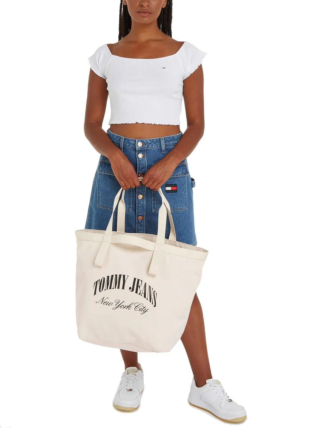 Tommy Hilfiger Tj Hot Summer Sac Fourre-Tout À Bandoulière Mono Sable - Achetez À Prix Outlet!