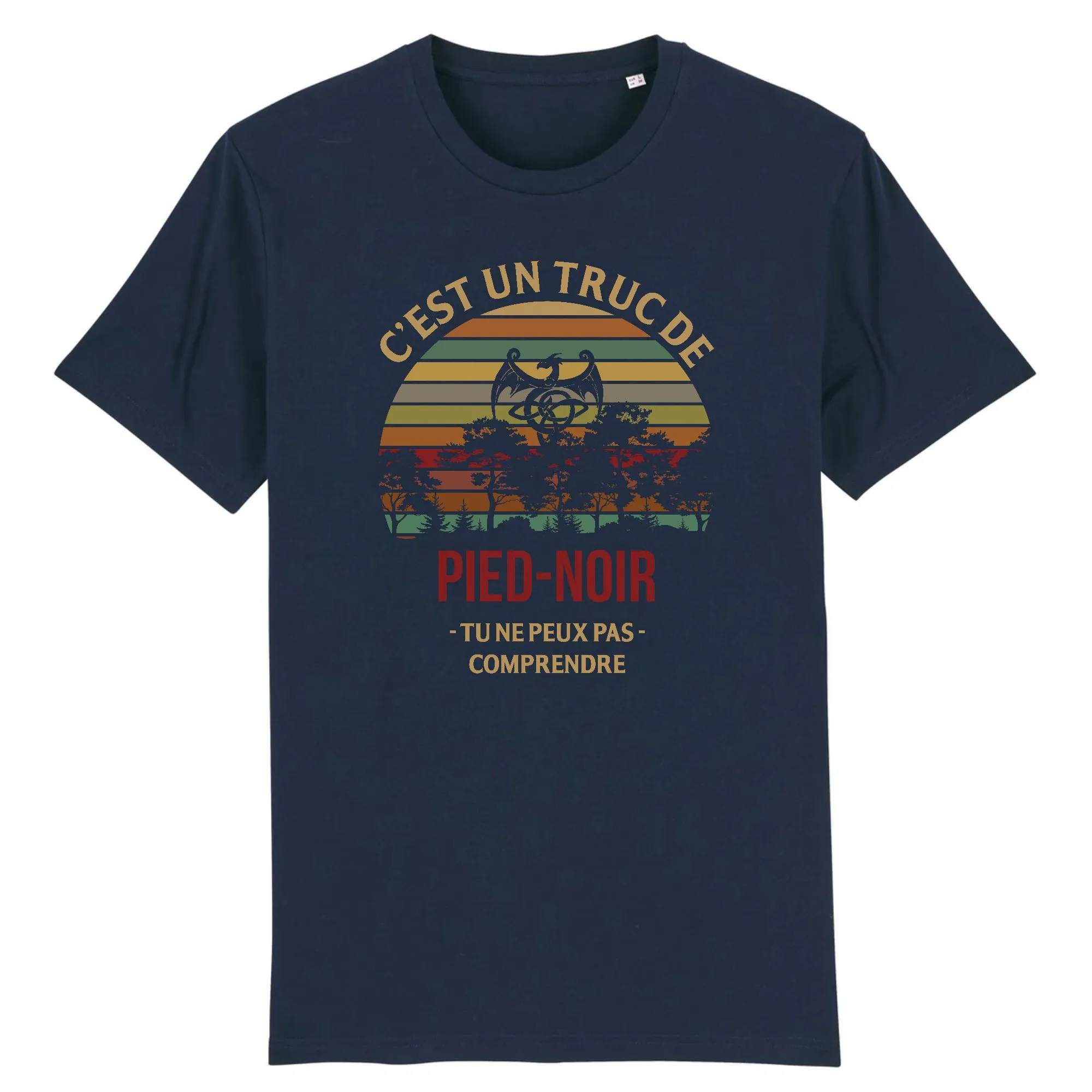 Truc de pied-noir - T-shirt humour coton bio imprimé FR