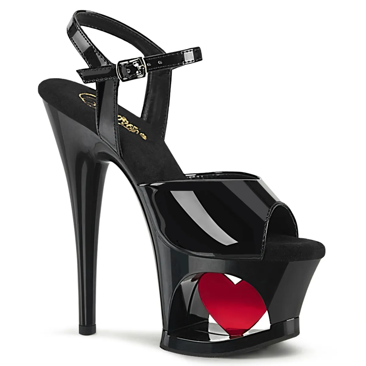 Verni 18 cm MOON-709H chaussures de soirée femmes